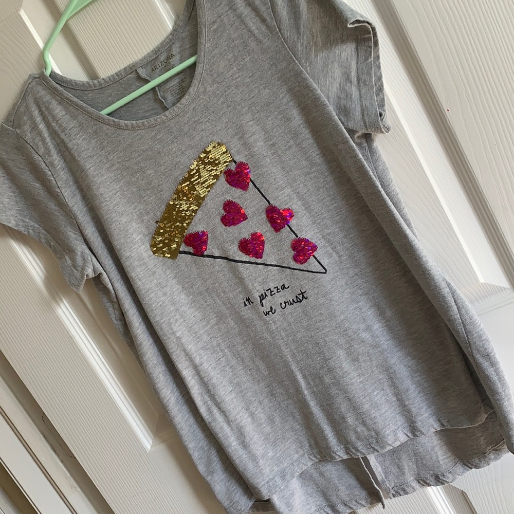 Cute A-line XXL 20 1/2 plus sequins top